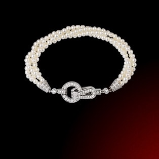 Cartier pearl bracelet top